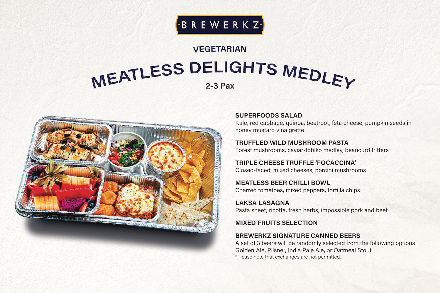 Meatless Delights Medley (Vegetarian)